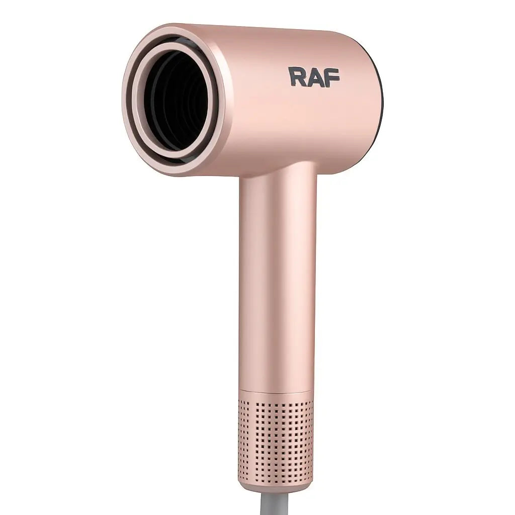 Uscator de par cu ioni negativi, RAF R4503G, 1600W, 2 viteze, buton de aer rece, 1 cap magnetic inclus Glorio