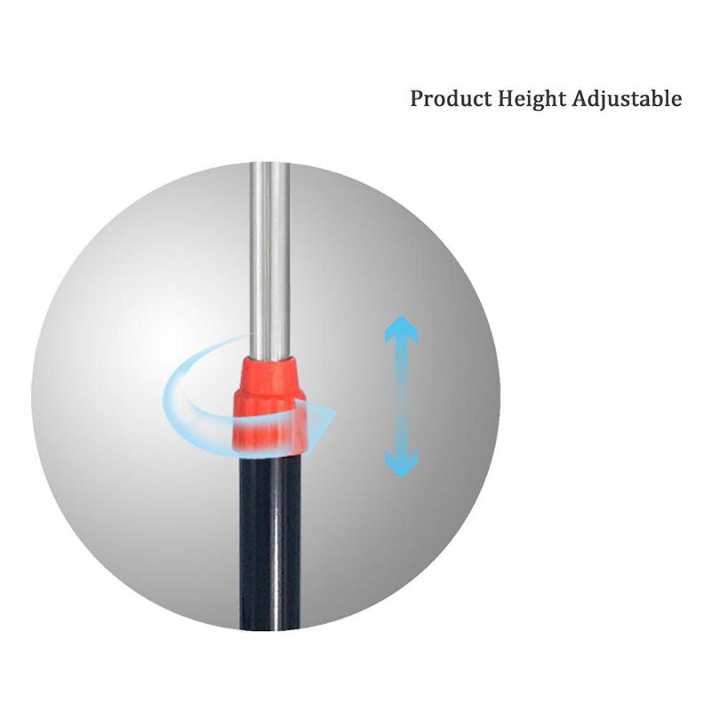Room and Desk Fan 45W - Oscillating Pedestal, 3 Speeds, 5 Blades, Portable Air Cooler