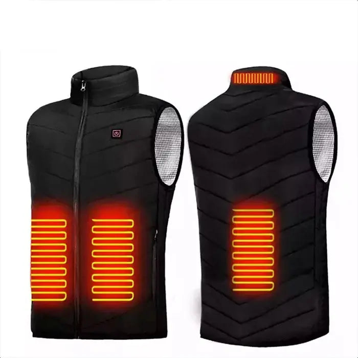 Vestă cu Incălzire Heating Vest Cu 4 Elemente de Incălzire, 3 Trepte de Temperatura Neamtul.ro