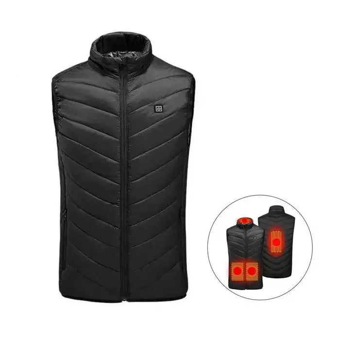 Vestă cu Incălzire Heating Vest Cu 4 Elemente de Incălzire, 3 Trepte de Temperatura Neamtul.ro
