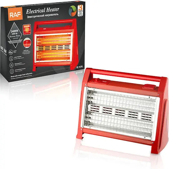 Radiator RAF R.1175 Cuarț cu termostat și ventilator 2400W Glorio