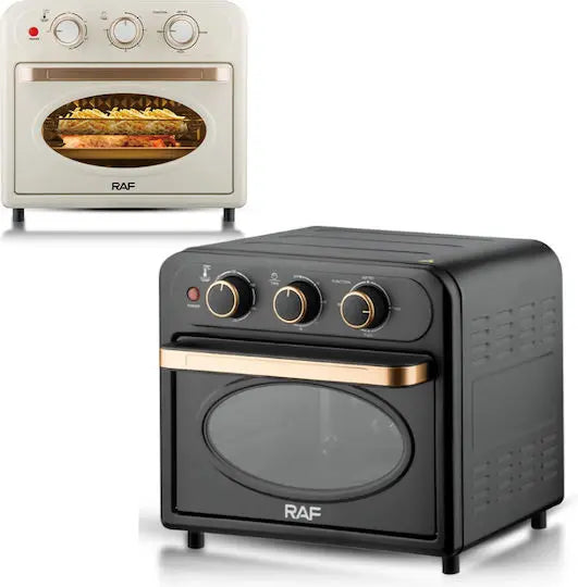 Cuptor Electric și Friteuză cu Aer RAF R.5348B – Inovație 2-în-1 Glorio.ro